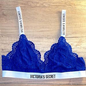 Victoria’s Secret cobalt blue bralette size medium worn once!